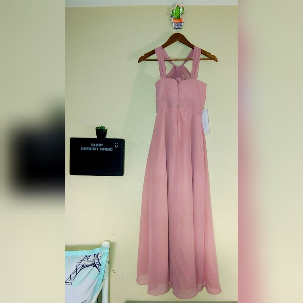 Azazie Dora gown in Dusty Rose(SD-5001/03) - Picture 5 of 8